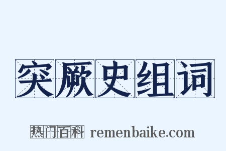 突厥史组词是什么意思的图片